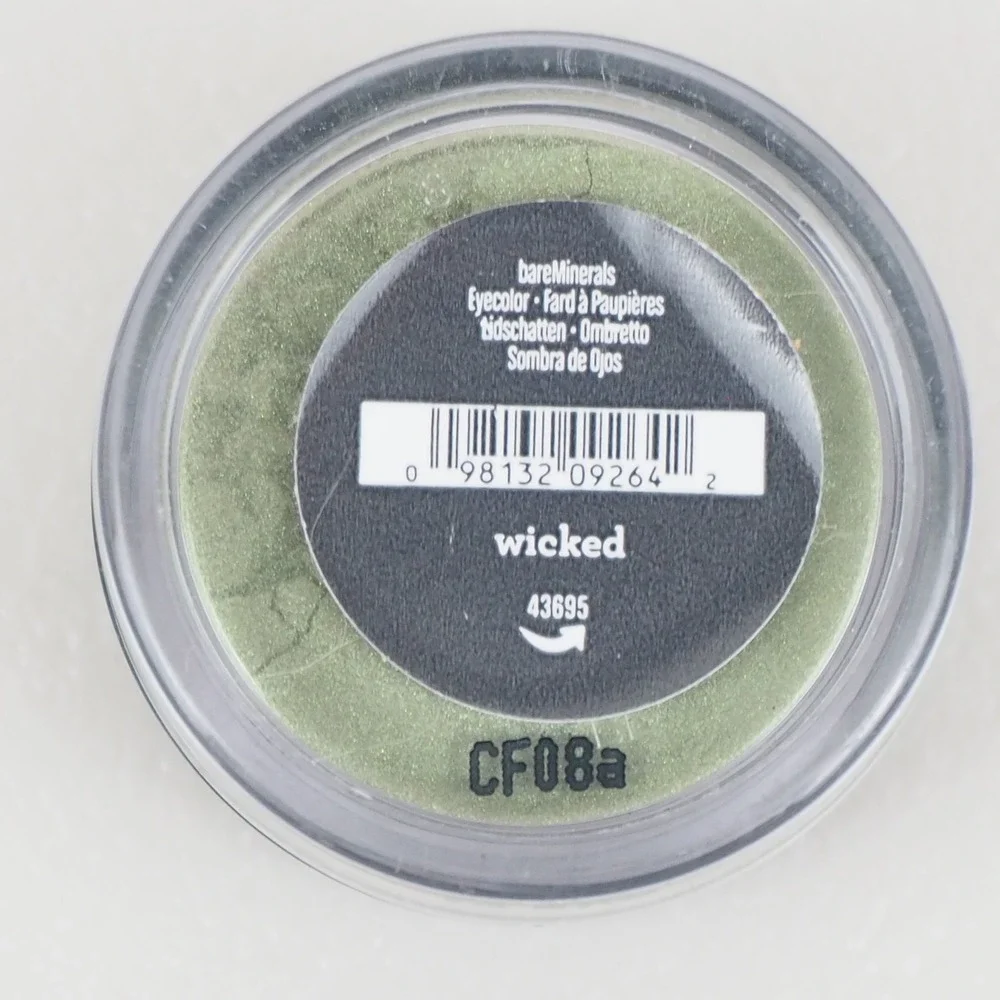 bareMinerals Wicked Eyeshadow Pigment Loose Powder Shimmer Green Eyeliner Makeup